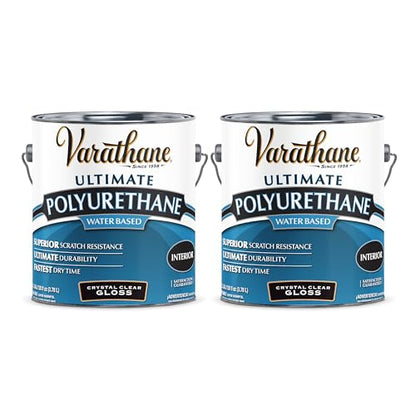 Varathane Ultimate Gloss Clear Polyurethane - color: Gloss, size: Gallon (Pack of 2)