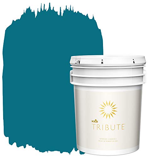 KILZ TRIBUTE Paint & Primer, Interior, Color Sample, June Gloom, 8 Ounces - color: JUNE GLOOM, size: 8 Fl Oz (Pack of 1)