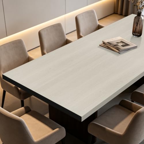 Arthome Light Oak Wood Grain Peel and Stick Wallpaper 16.5"x120" - color: Light Oak Wood, size: 16.5" x 120"
