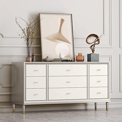 Guank 2-Pack 1-1/4-Inch Gold knob Dresser knobs White Cabinet Glass Crystal knobs Brass Drawer Polygonal Dresser Pulls, Drawer pulls - color: Polygonal-1.2inch, size: 2 Pack