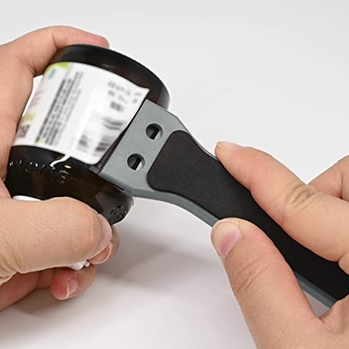 EHDIS 2pcs Plastic Razor Scraper 6-inch Long Handle Adhesive Remover Tool with 100 Double-Edge Blades for Window Tint Vinyl Scraper Decal Sticker Glue Remover (grey) - color: Grey