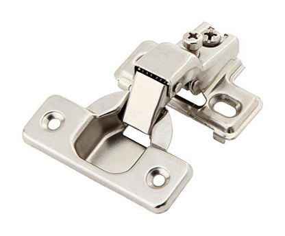 Silverline Face Frame Concealed Euro 105Deg Regular Closing Compact Cabinet Hinges, 50 Pack - size: 50 Pack