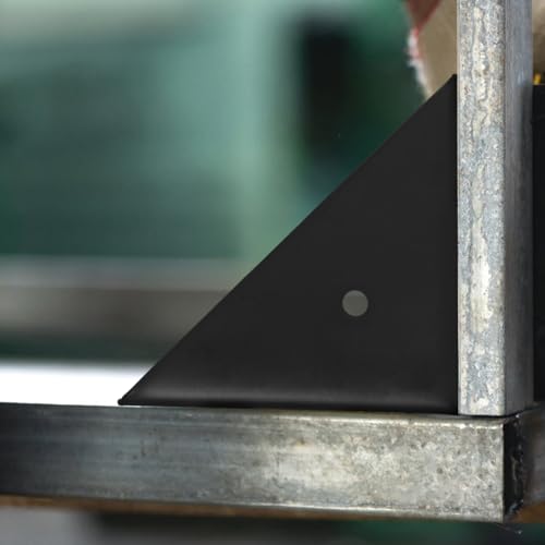Hemobllo Corner Brackets for Wood Metal Corner Bracket 10 Pack Triangle Shelf Brace with Pre-Drilled Holes for Furniture Frame Bed Frame Desk Cabinet Support 3.54 X 2.55 X 0.74 in