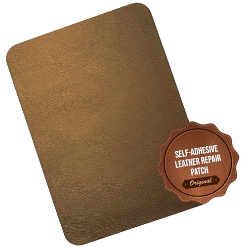 Self Adhesive Leather Repair Patch for Couch, Car Seat – Bronze 11in×8in - color: Z Bronze Leather