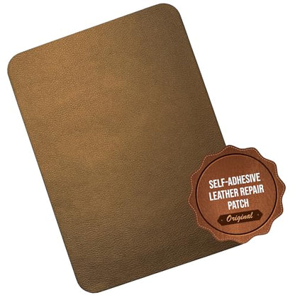Self Adhesive Leather Repair Patch for Couch, Car Seat – Bronze 11in×8in - color: Z Bronze Leather