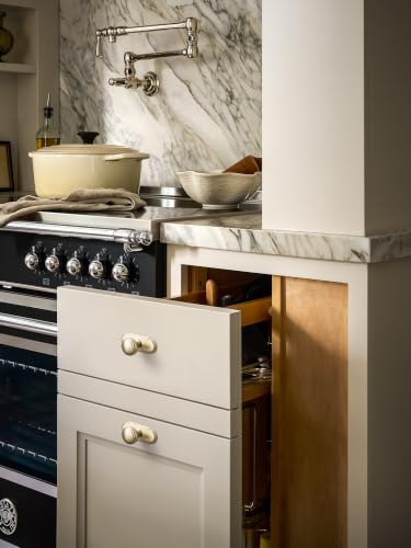 6Pack Champagne Bronze Cabinet Knobs with Backplate Drawer knobs - color: Champagne Bronze, style: Orbit Rim