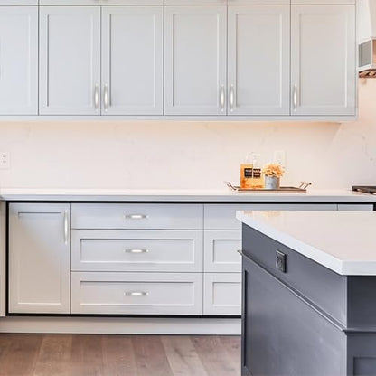 Amerdeco 10 Pack Brushed Satin Nickel Cabinet Pulls 3.75 Inch(96mm) Hole Center Drawer Pulls Cabinet Hardware Kitchen Cabinet Handles for Bathroom ZH0068 - color: Brushed Satin Nickel, size: 3.75"/96MM Hole Center