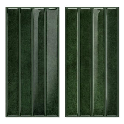 VICCI Peel and Stick Backsplash, Fresh Green, 4.72x9.68 Inch - color: Fresh Green