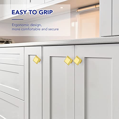 Ravinte Hardware Gold Cabinet Pulls, Single Hole, 5 Pack - color: Gold, size: Single Hole