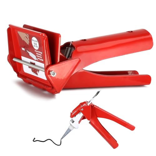 Silicone Dispenser for RTV Tube, 71006 Efficient and Easy Control Tube Extrusion Tool,Maximize Squeeze 94% Material Out Tool (Red), 2.5" Industrial Size - color: Red