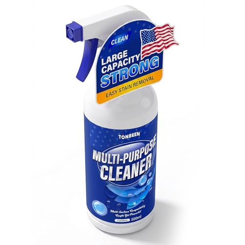 Kitchen Cabinet & Furniture Cleaner Spray – Multi-Purpose Cabinet Grease Remover for White Cabinets, Wood Floor Black Stains, and Hard Surfaces – Plant-Based Formula