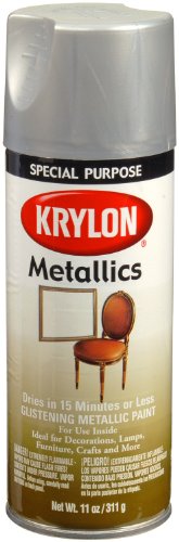 Krylon K01403 Special Purpose Metallic Paint, Dull Metallic, 11 ounce - color: Dull Aluminum