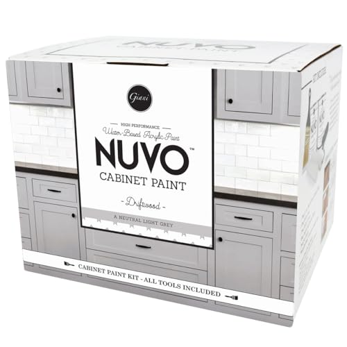 Giani Nuvo All-In-One Cabinet Paint Kit (Driftwood) - color: Driftwood, style: Full Sized Kit