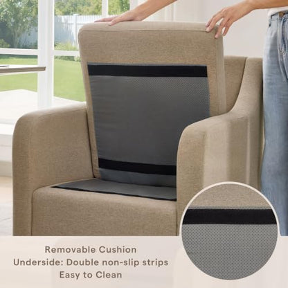 Dining Chairs with Wheels Set of 2 - color: Camel