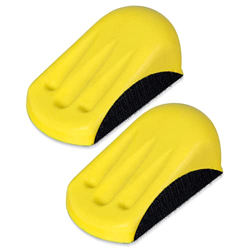 VIBRATITE 5 Inch Mouse Sanding Blocks, Hook & Loop Hand Sander, 2PCS - size: 5" Mouse*2