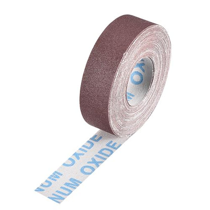 Sandpaper Roll 1Inch 25FT 240Grit Aluminum Oxide Emery Cloth Roll - size: 1 Inch x 25 Feet 240 Grits