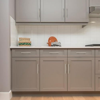 Ravinte Brushed Nickel Cabinet Handles 6" Length,3.5" Hole,10 Pack - size: 6 Inch (3-1/2 Inch Hole Center)