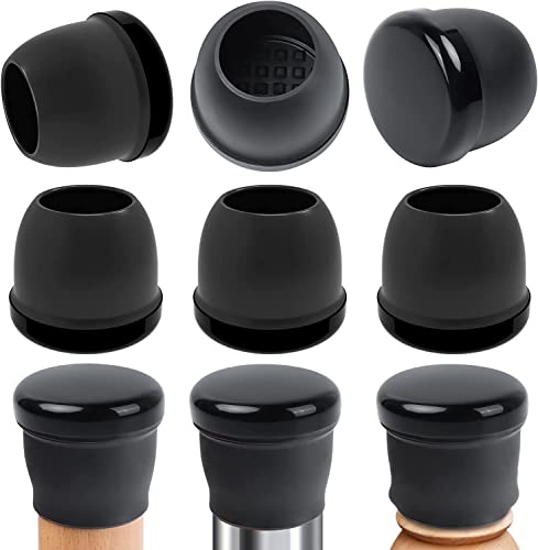 Ezprotekt Chair Sliders for Carpet Furniture Pads Glides for Chair Table - size: Black-XL