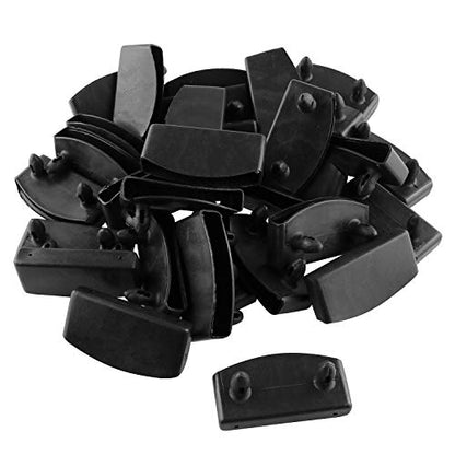 30pcs 57x8mm Plastic Bed Slat End Caps Holders Plastic Connector Furniture Accessories for Holding Securing Wooden Slats Bed Base