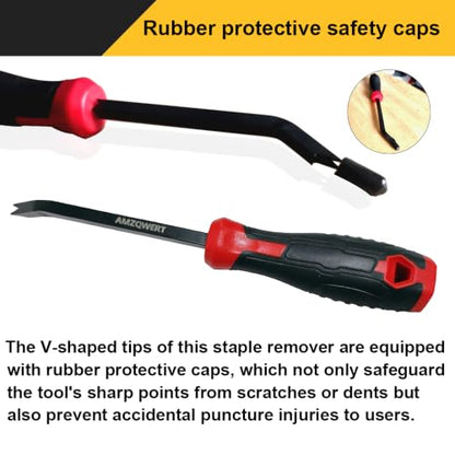 Staple Remover,Heavy Duty Staple Remover,Upholstery Stapler Puller Lifter Tool for Carpet,Wood,Hardwood Floors,Construction,Furniture