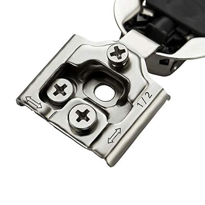 Soft Close Hinges for Kitchen Cabinet Hinges, 1/2 Inch Overlay, 20 Pack - size: 1/2 inch Overlay