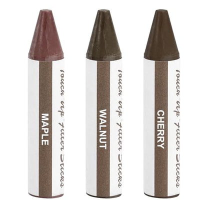 uxcell Wood Filler Stick, 3 Pcs Wax Sticks Wood Touch Up Markers - color: Walnut/Cherry/Light Brown