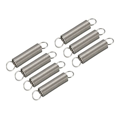 METALLIXITY Extension Spring (0.5x4x25mm/0.02"x0.16"x0.98") 15Pcs, Stainless Steel Tension Spring Wire - for Home Repair Construction Machinery - size: 0.02"x0.16"x0.98"