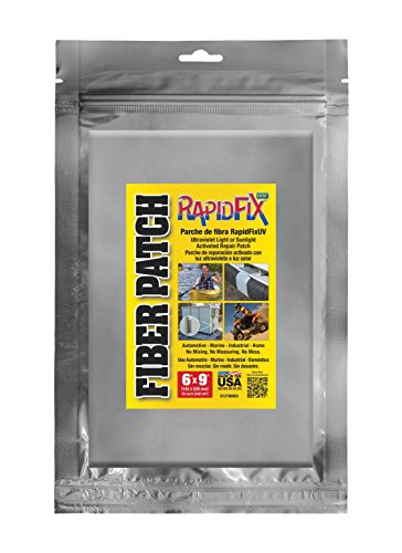 RapidFix - 6121969ES UV Fiber Repair Patch 6"x 9" - size: 6" x 9"