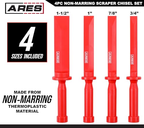 ARES 10083 4-Piece Non-Marring Scraper Chisel Set