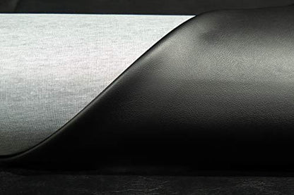 Vinyl Ebony Black 54" Wide 5 Yards Auto Home Commercial - color: Black Ebony, size: 5 Yards
