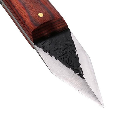 3pc Marking Knife within Tin Box, Marking Gauge Woodworking, Premium Woodworking Tool with High Speed Steel Sharp Blade, Beautiful Wood Handle - color: M-nf-3pc