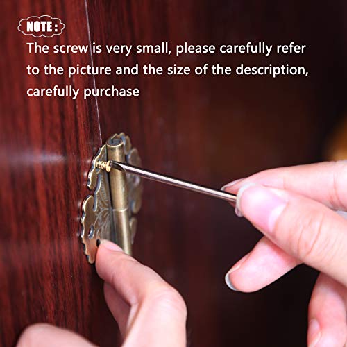 newlng 1200pcs Small Screws 2& 2.5 * 6/8/10mm Phillips Flat Head Cross Self Tapping Tiny Screw Cabinet Electronic Accessories Screw Multifunctional DIY Micro Woodworking Mini Screw Set Gold - color: Gold