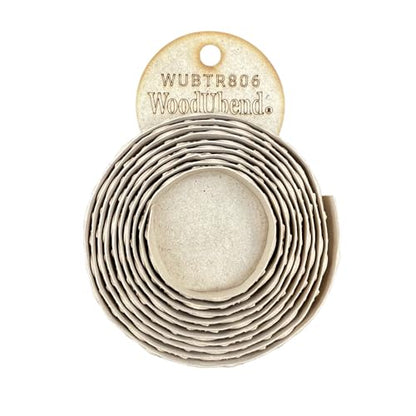 WoodUBend Trim TR806 215x1.3cm Heat Bendable & Flexible Wood Trims - DIY Craft, Furniture & Home Decor - Easy to Apply & Paint - Versatile, Reusable & Durable - size: TR806
