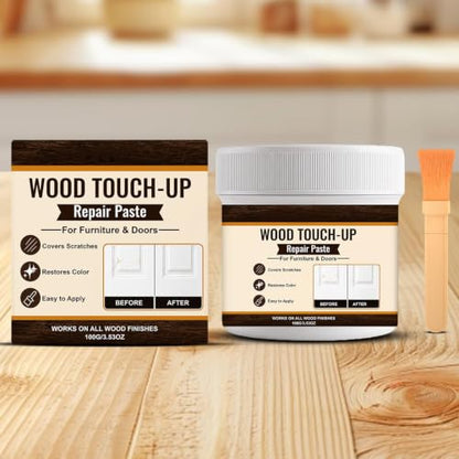 Furniture Repair Kit - Wood Restorer with Brush for Universal Scratch Paste