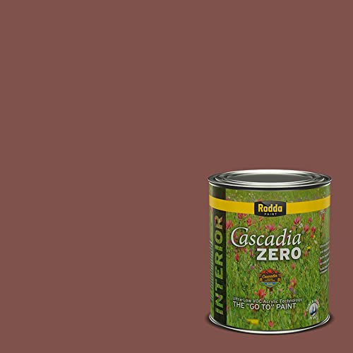 Rodda Paint CASCADIA ZERO Interior Semi-Gloss Paint & Primer in One, Quart, Emperor's Robe - color: Emperor's Robe, size: 32 Fl Oz (Pack of 1)