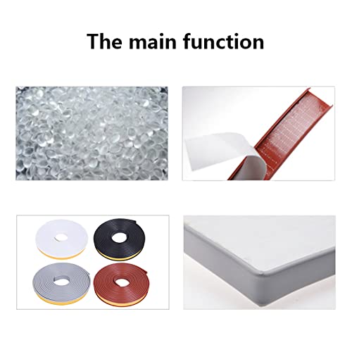 U-Shape Edge Banding, 16.4ft Self Adhesive Veneer Edging,TPE Flexible Furniture Edge Protector for Cabinet Repair Furniture Restoration (16MM, Grey) - size: 16MM, style: Grey