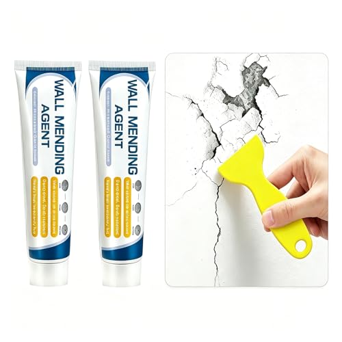 Wall Repair Paste, 2 Pack Wall Mending Agent for Holes & Cracks - Wall Repair Paste for Nail Holes for Nail Holes, Dents & Small Damage