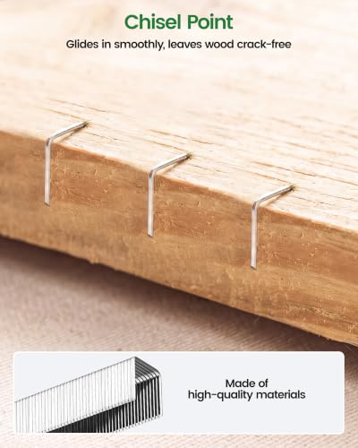 meite 71/04 22 Gauge 71 Series 3/8-Inch (9.1 mm) Crown 3/16-Inch (4 mm) Leg Length Galvanized Upholstery Staples for MT7105 Stapler (10,020 Counts) - size: 1-Box-Pack