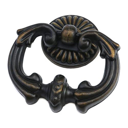 Vintage Antique Bronze Cabinet Pulls French Provincial Drawer Pulls - size: 2" Length