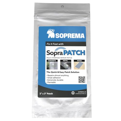 Fiberglass Reinforced Repair Patch – UV-Curing Peel & Stick Patch for Holes, Dents & Cracks – Durable Surface Repair for Metal, Plastic, Wood, Drywall & More (2" x 3") - size: 2" x 3"