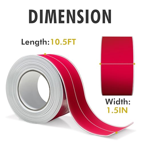 Waterproof Caulk Tape, Self-Adhesive for Toilet, Tub, Kitchen, Corners,Bath - style: 1 Roll-RIF