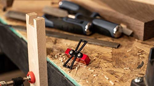 Dovetail Marker – Wood Dovetail Tool – Woodworking Hand Tool for Crafts – Precise Dovetail Guide with 1:5, 1:6, 1:8 and 1:10 Slopes – Extra-Large Body – Ergonomic Design