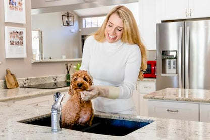 Cleaning Gloves Dishwashing Kitchen Gloves Reusable Rubber 1 Pairs White, Medium - size: Medium
