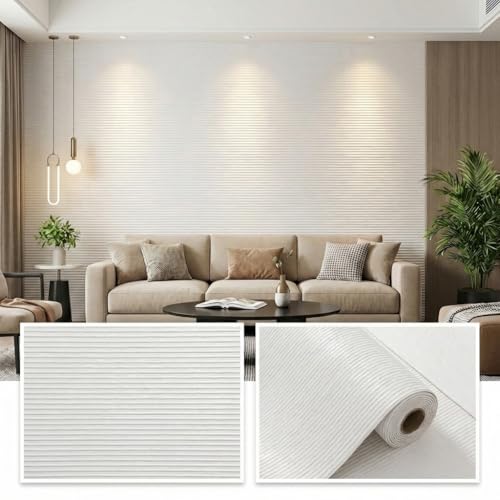 3D Wall Panels Peel and Stick – 15.74" x 118" PVC Faux Texture Wall Covering, Self Adhesive Waterproof DIY Accent Wall for Living Room, Bedroom, Sofa Background & Kitchen Backsplash, Covers 12.9 sq.ft - color: #2, size: 15.7" x 118"