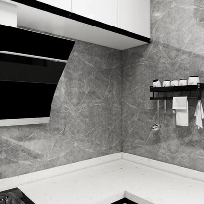 CAX Peel and Stick Wallpaper Light Gray Marble Contact Paper for Countertop - color: Light Gray, size: 15.7" x 78"