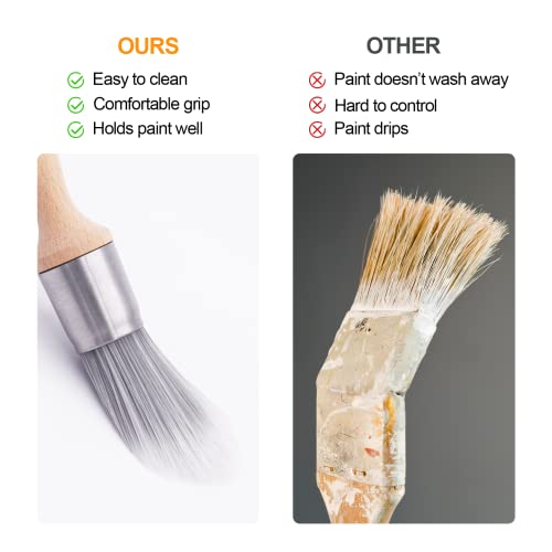 0.75" Trim Paint Brush, Corner Brush for Walls & Furniture
