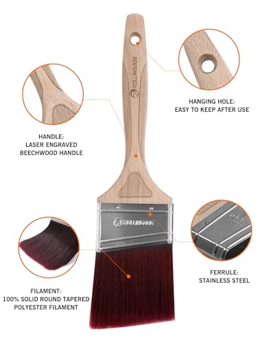ROLLINGDOG 3" Angular Paint Brush