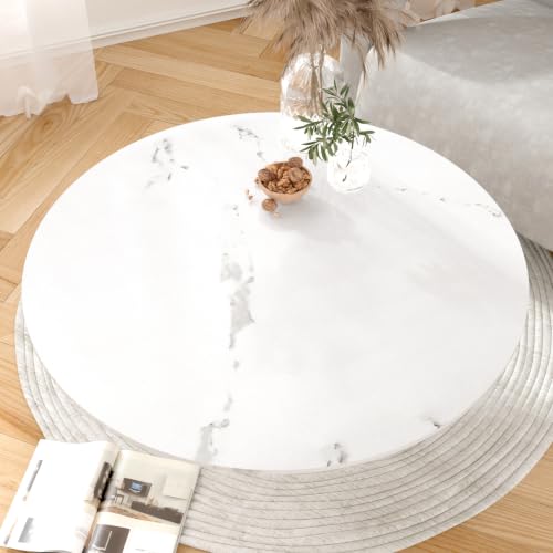 Matte White Marble Contact Paper Peel and Stick Marble Countertop - color: White, size: 15.7" x 78.7"