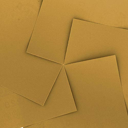 Dura-Gold Premium 1/4 Sheet Gold Sandpaper Sheets, 220 Grit (Box of 400) - size: 220-Grit