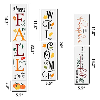 Fall Stencils for Painting on Wood Thanksgiving Stencils for Crafts - style: Fall